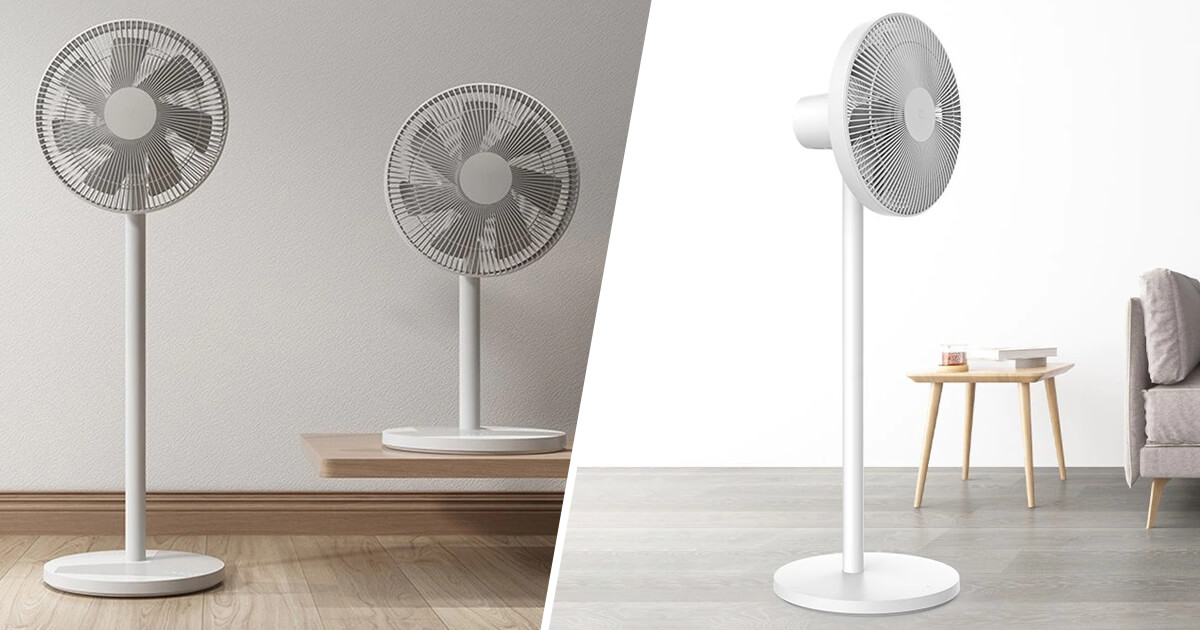 Вентилятор напольный SmartMi Standing Fan 2 Lite JLLDS01XY, Wi-Fi, White (PYV4007GL)