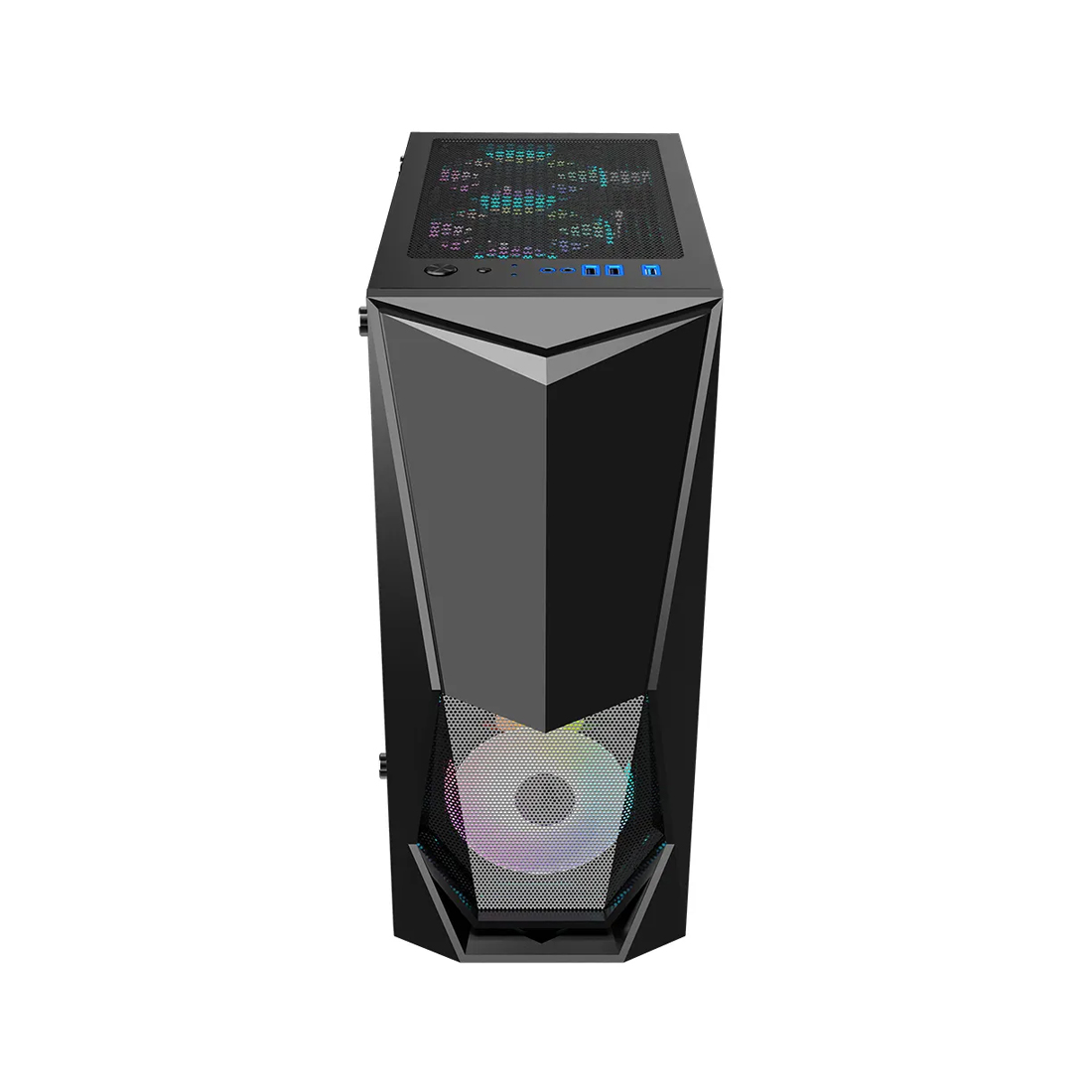 Компьютерный корпус 1STPLAYER DK-3-BK Без Б/П (DK-3-BK-1F5M-2F5S)