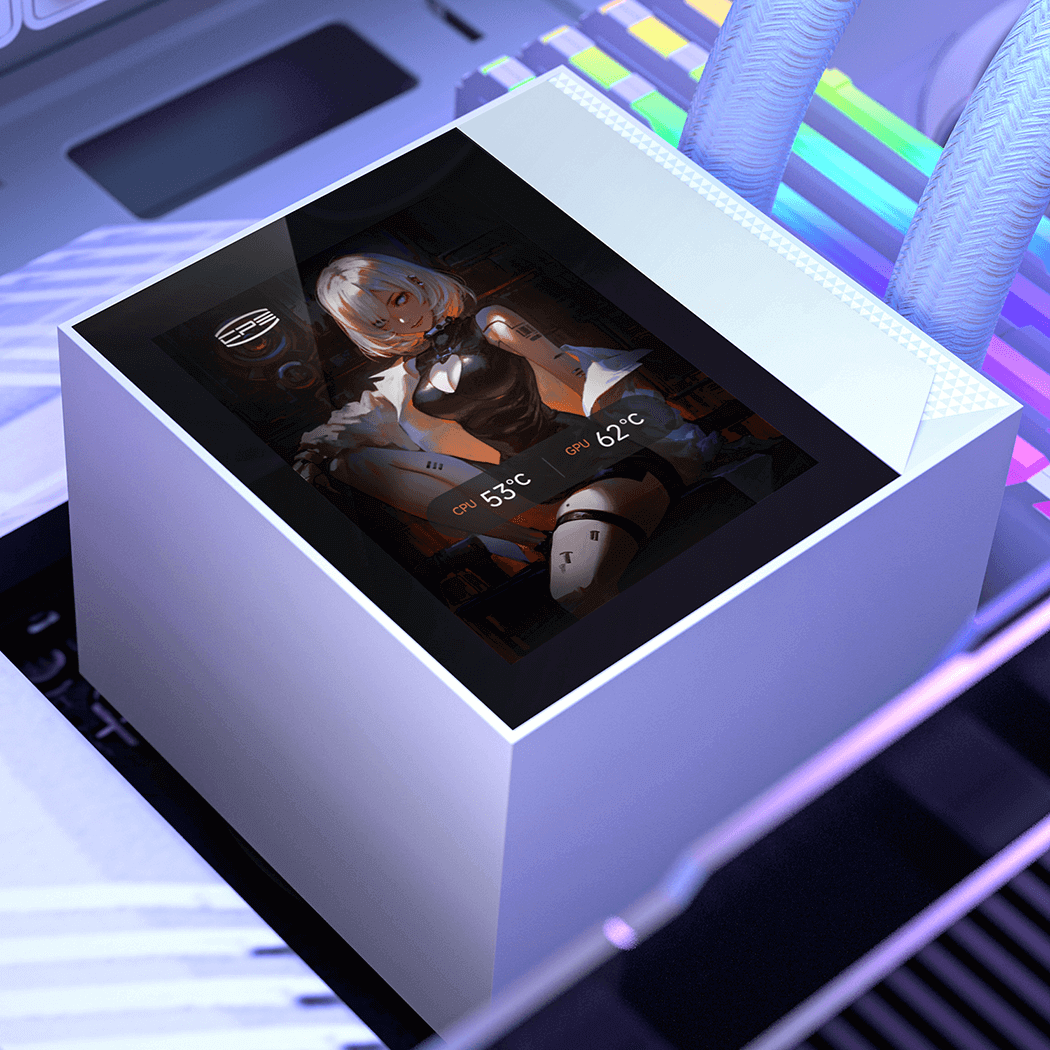 Водяное охлаждение для CPU PCCooler DC360 Pro ARGB Display Белый (DC360 Pro ARGB Display WH)