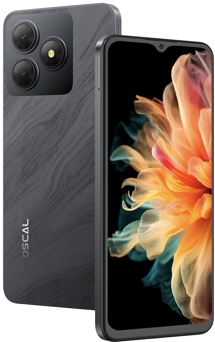 Смартфон Oscal Flat 2 - Phantom Black (FLAT 2 BLACK 6/256GB)