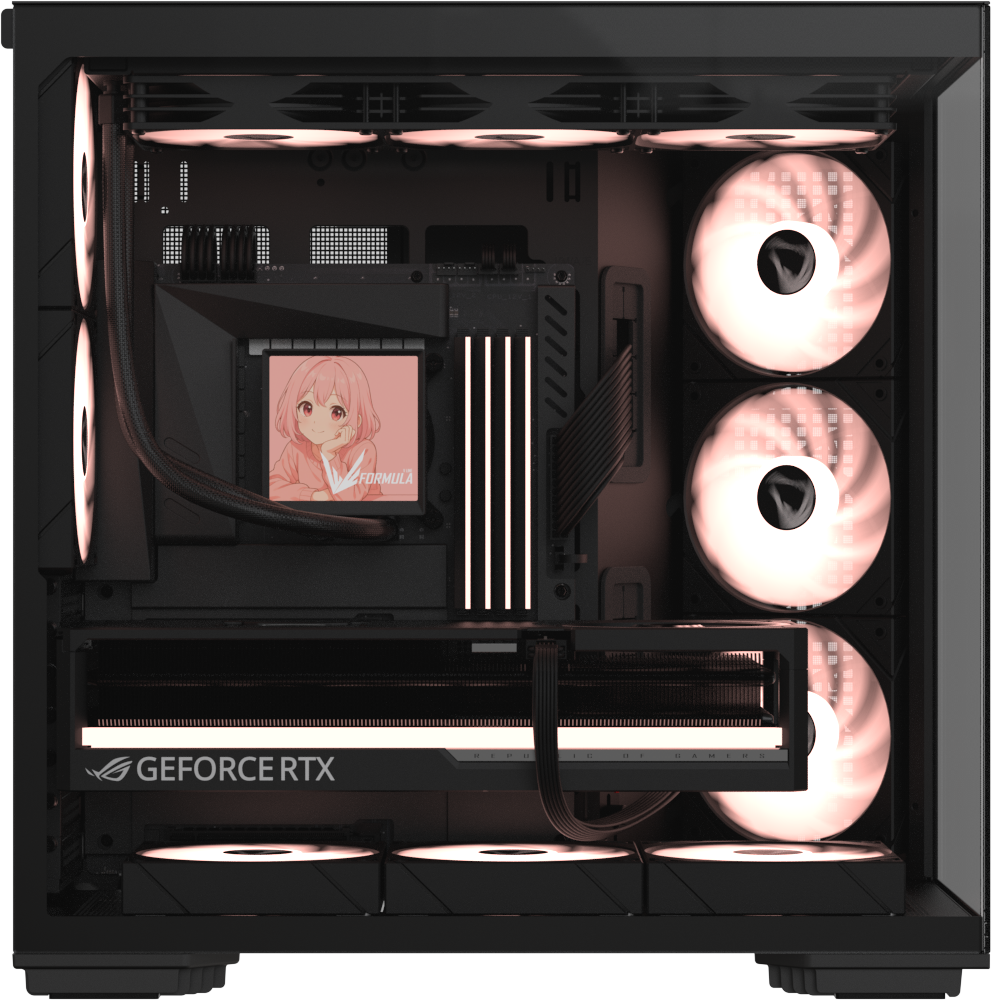 Компьютерный корпус Formula V Crystal Z7 PA Black (Crystal Z7 PA Black)