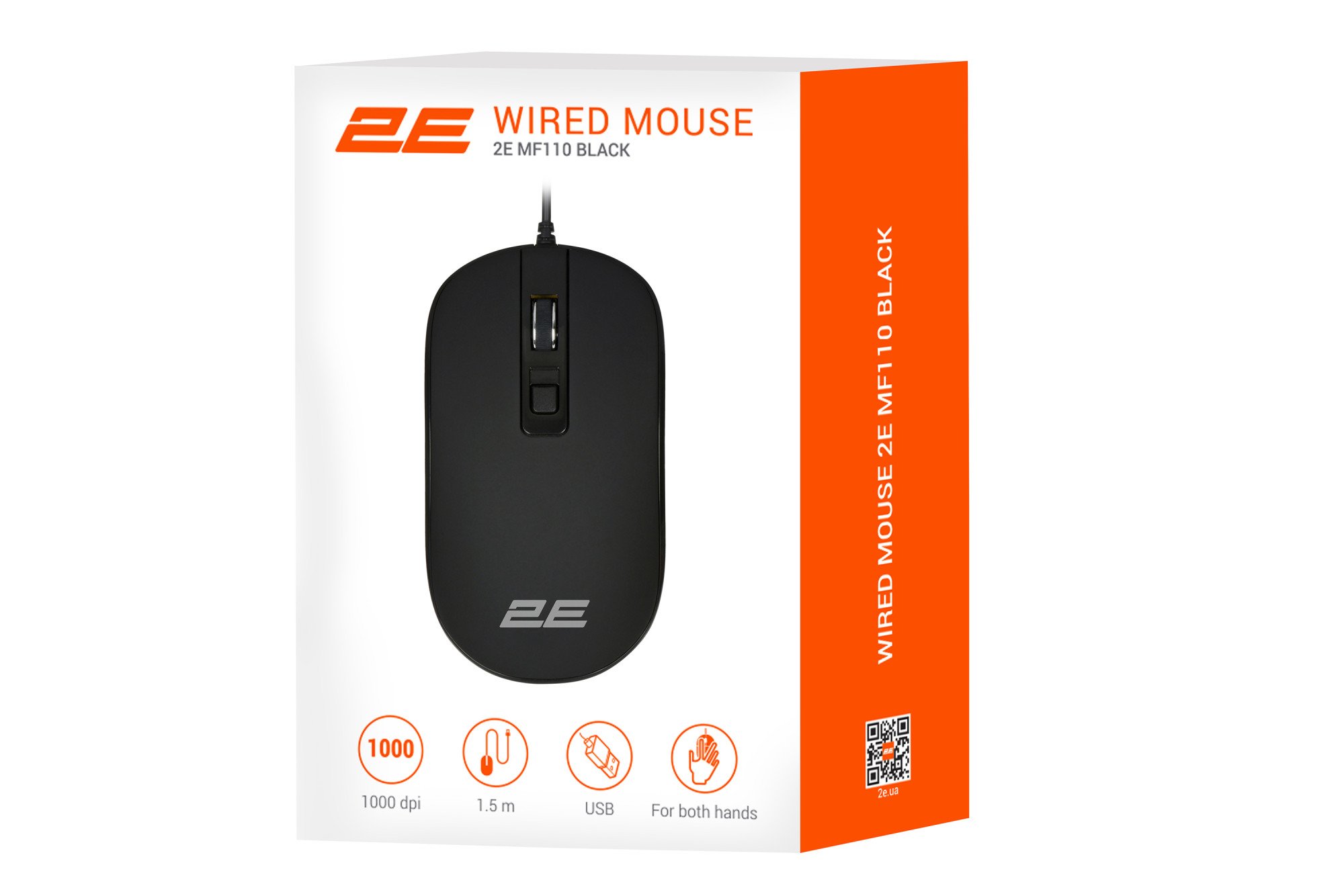 Мышь 2E MF110, Black (2E-MF110UB)