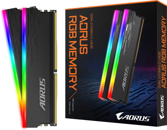 ОЗУ Gigabyte AORUS RGB 16Gb(8Gb (GP-ARS16G37) ОЗУ Gigabyte AORUS RGB 16Gb(8Gb (GP-ARS16G37)