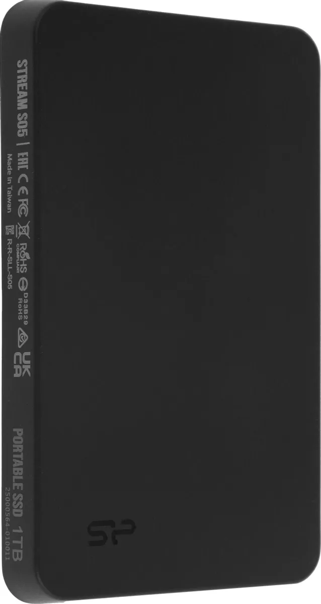Внешний SSD Silicon Power PSD Stream S05, 1TB, Black (SP010TBPSDS05SAK)