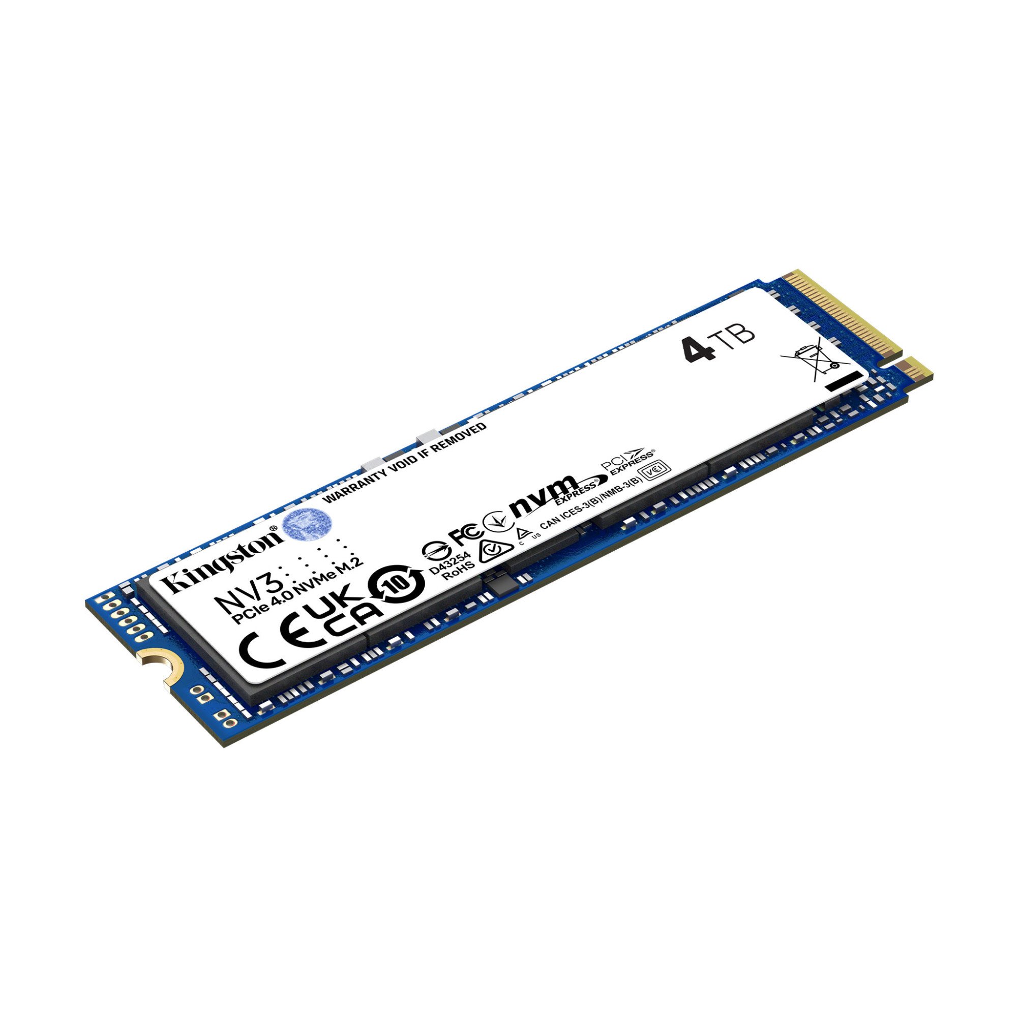 Твердотельный накопитель SSD M.2 PCIe Kingston SNV3S, 4TB (SNV3S/4000G)