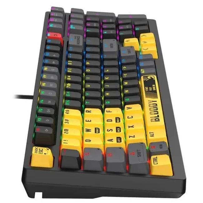 Клавиатура A4Tech Bloody S98 Sports, Lime, Multimedia, Gaming BLMS Red  USB (S98/SPORTS LIME/RED)