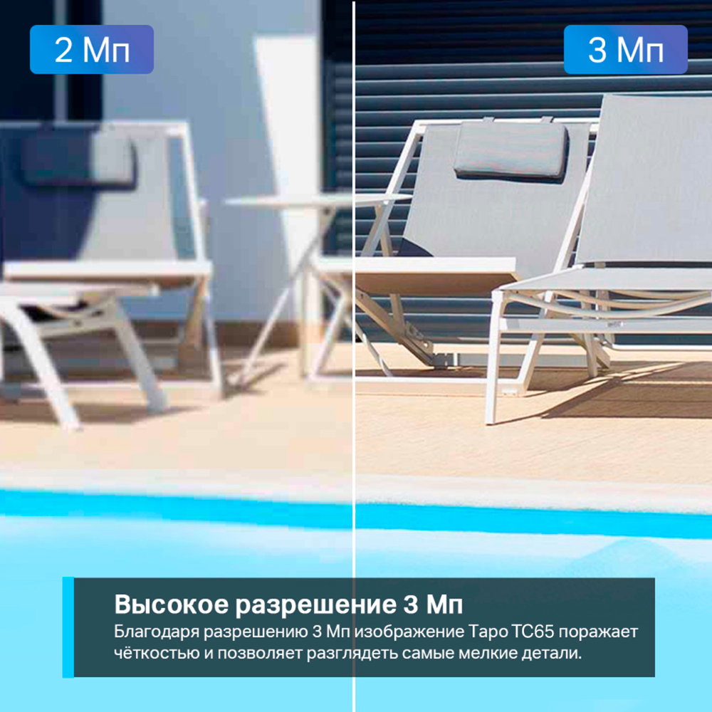 Наружная камера TP-LINK Tapo TC65 3MP (TC65(EU))