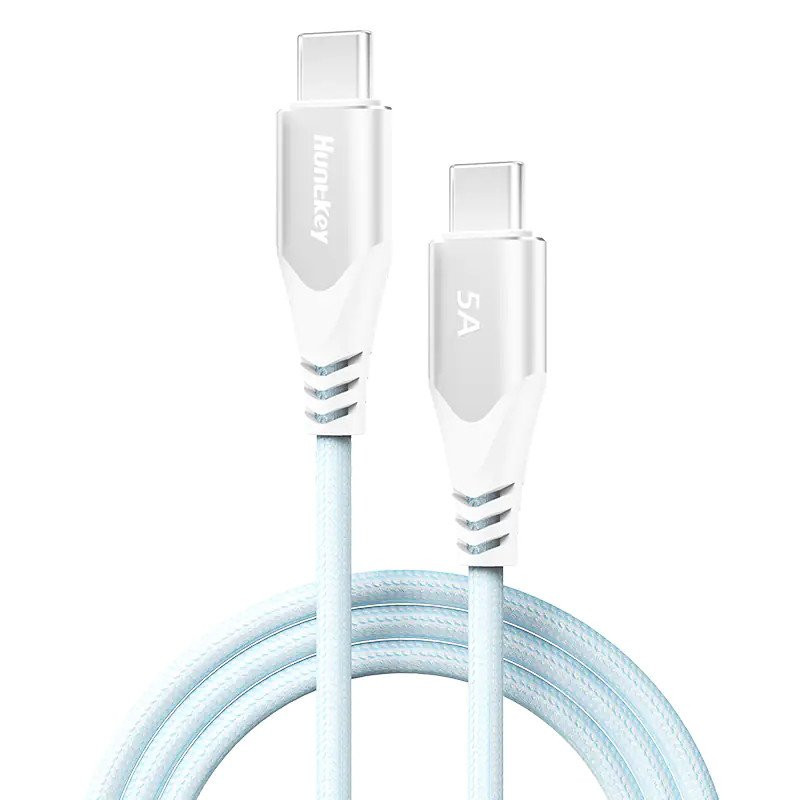 Кабель зарядки Huntkey HKCCC501502, USB-C to USB-C, 1.5M, 100W (HKCCC501502)