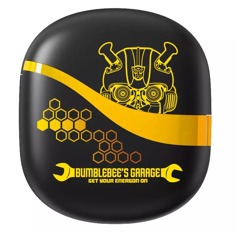 Наушники беспроводные TWS Transformers TF-T21 Optimus, Black (Yellow) (TF-T21_Optimus_Black (Yellow))