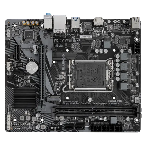 Материнская плата Gigabyte H610M K DDR4 (H610M K DDR4 (REV2.0))