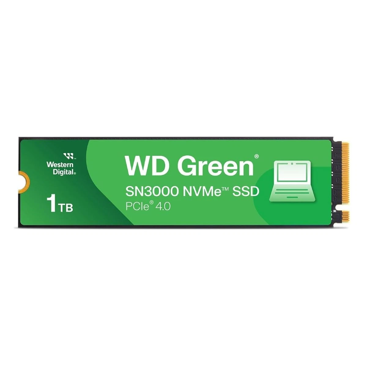 Твердотельный накопитель SSD M.2 PCIe Western Digital Green SN3000, OEM (WDS100T4G1E)