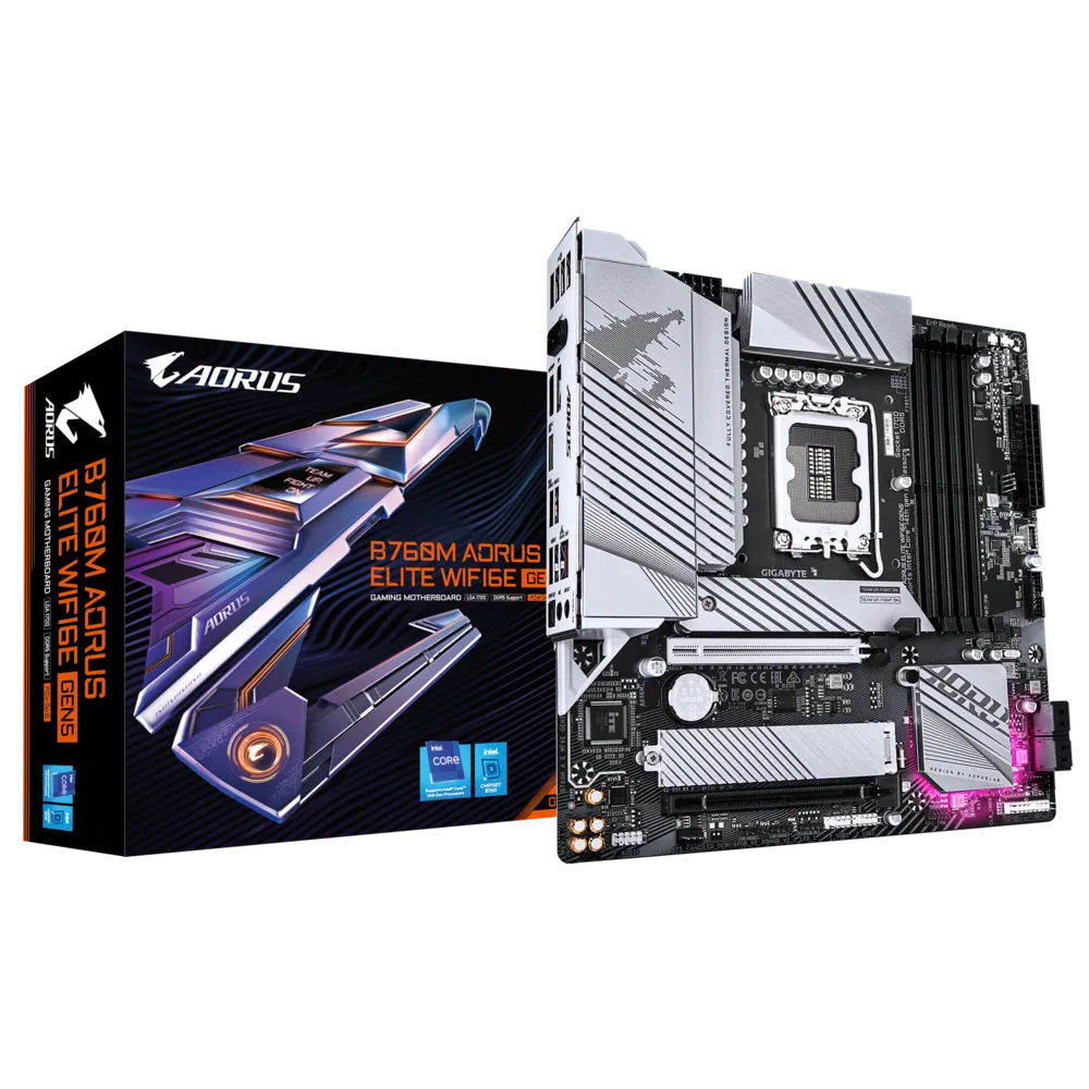 Материнская плата Gigabyte B760M AORUS ELITE WIFI6E GEN5 (B760M A E WF6E GEN5)