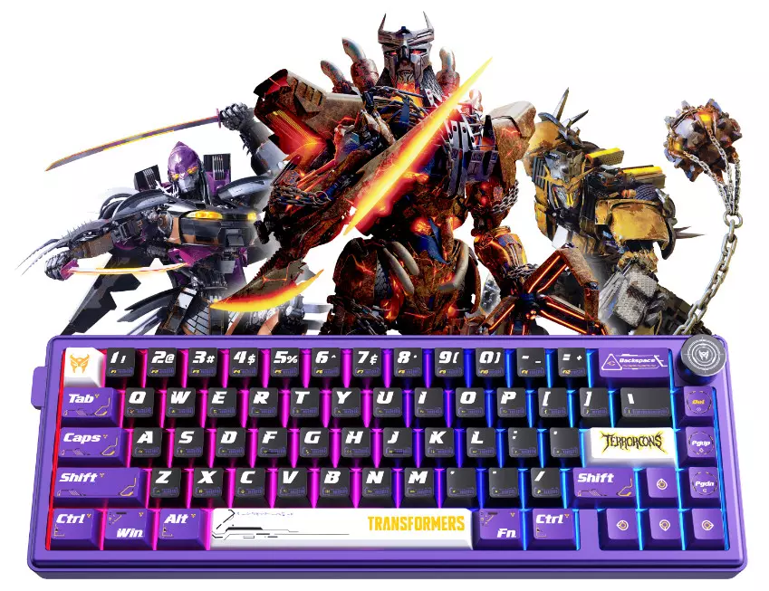 Клавиатура беспроводная Transformers TF-GK02, Purple (TF-GK02, Purple)