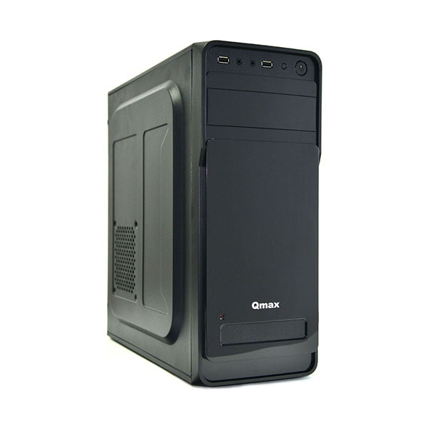 орпус Qmax, H103B, БП 400 Вт, чёрный (H103B)