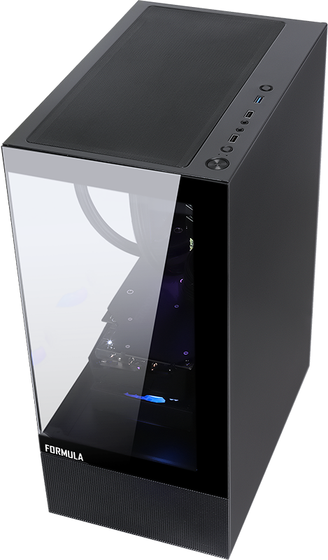 Компьютерный корпус Formula V Crystal Z1+ Black без Б/П (Crystal Z1+ Black)