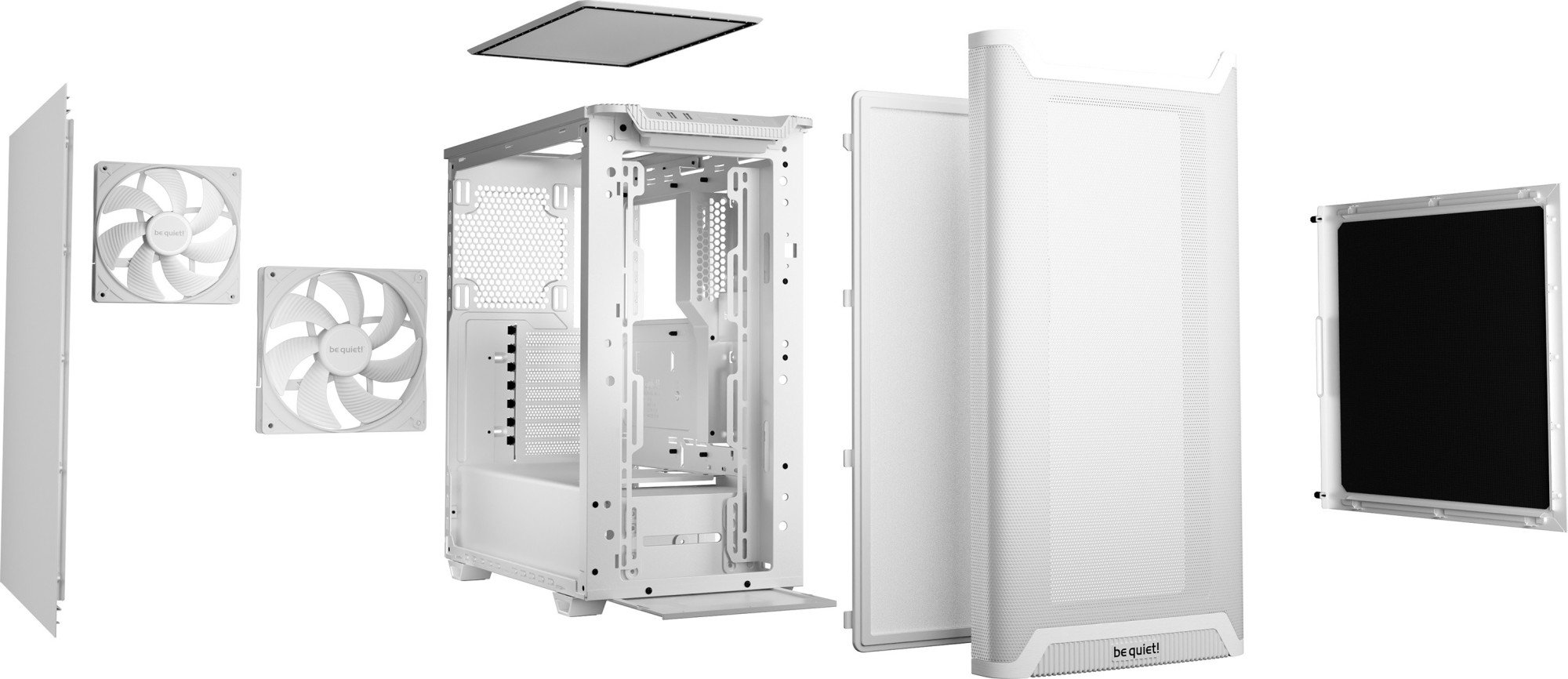 Компьютерный корпус Bequiet! PURE BASE 501 Airflow White (BG075)
