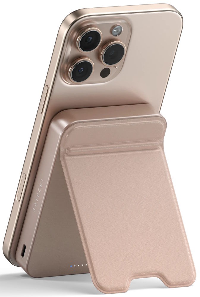 Пауэрбанк Satechi Qi2 10K - Desert Rose (ST-B10Q2SR)