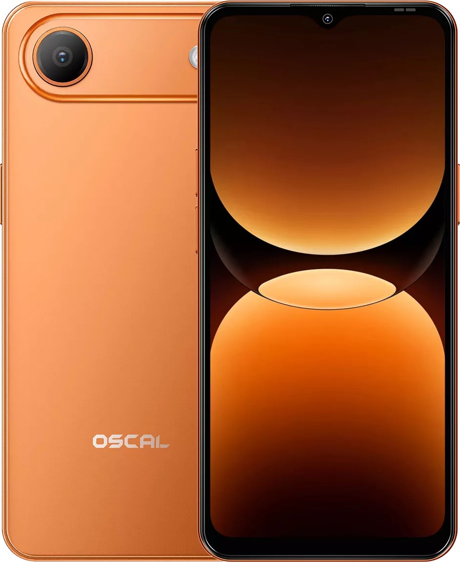 Смартфон OSCAL FLAT 3C 4/64GB, Orange (FLAT 3C/4/64GB/Orange)