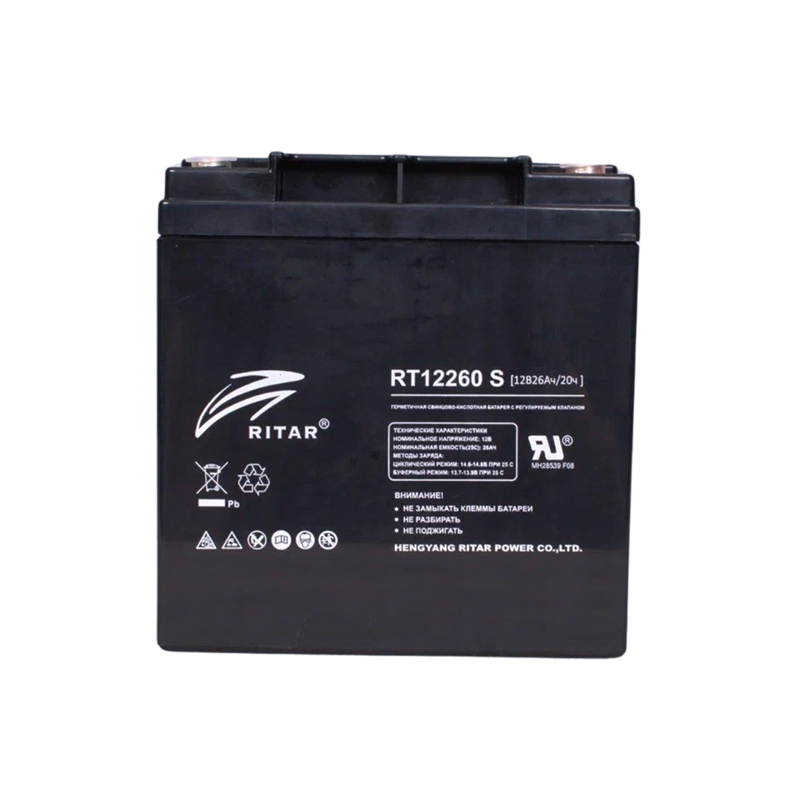  Аккумуляторная батарея Ritar RT12260 S 12В 26 Ач (RT12260 S)