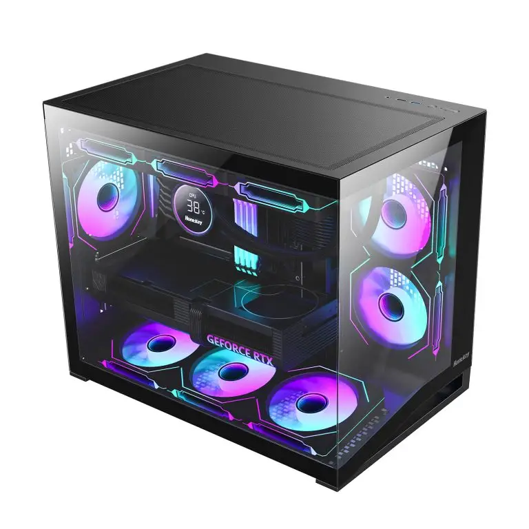 Компьютерный корпус Huntkey S960 V2 StormX, Black (S960 V2 StormX B)