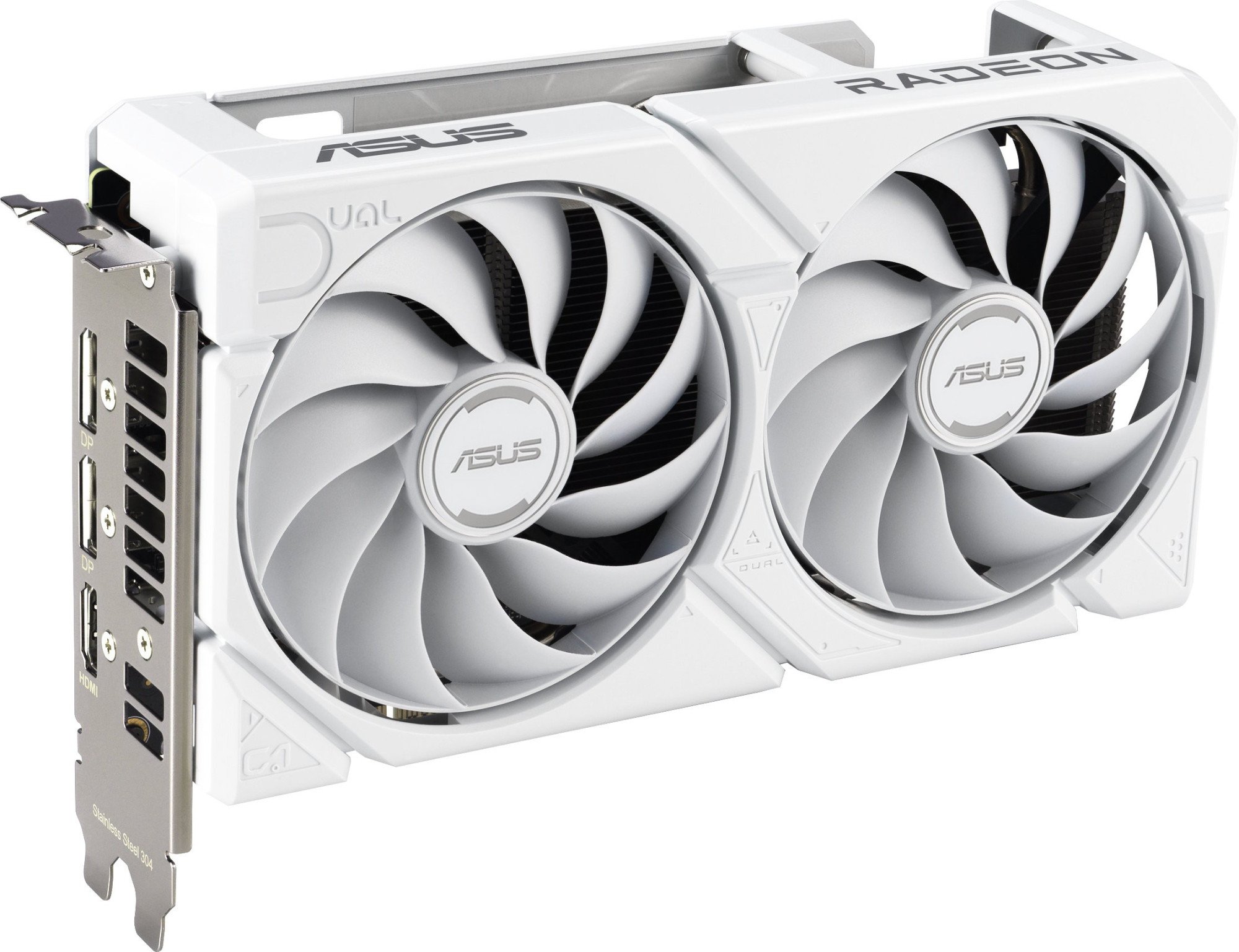 Видеокарта ASUS Dual Radeon RX 9060 XT 16GB GDDR6 White Edition (DUAL-RX9060XT-16G-WHITE)
