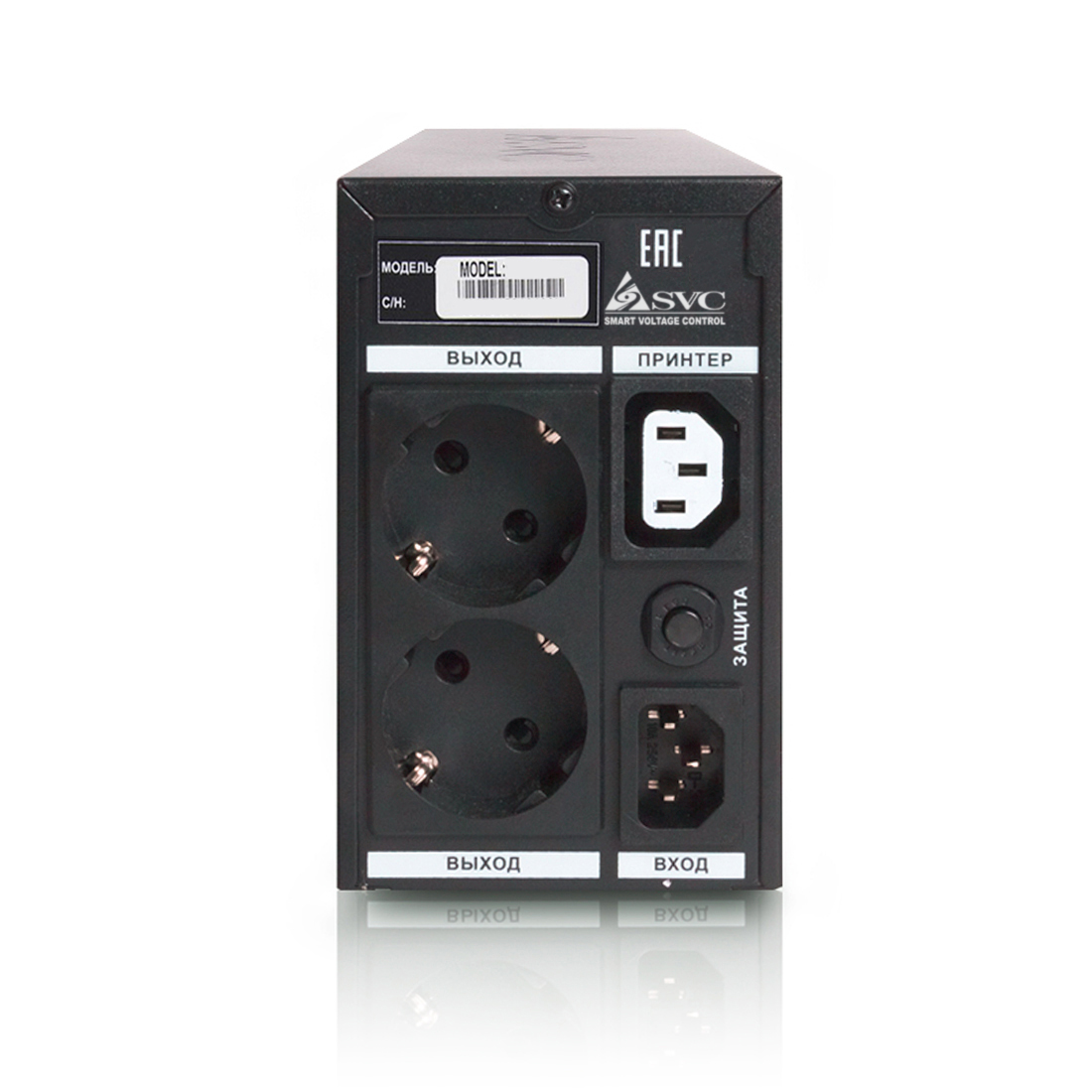 Источник бесперебойного питания UPS SVC V500-L-LCD, 500VA, 300W (V500-L-LCD)