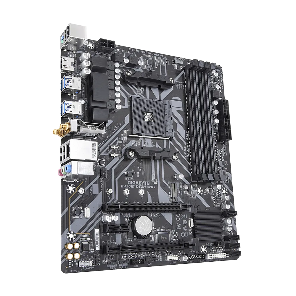 Материнская плата Gigabyte B450M DS3H WIFI (B450M DS3H WIFI)