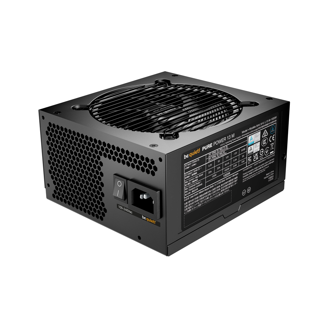 Блок питания Bequiet! Pure Power 13M 1000W BP028EU (BP028EU)