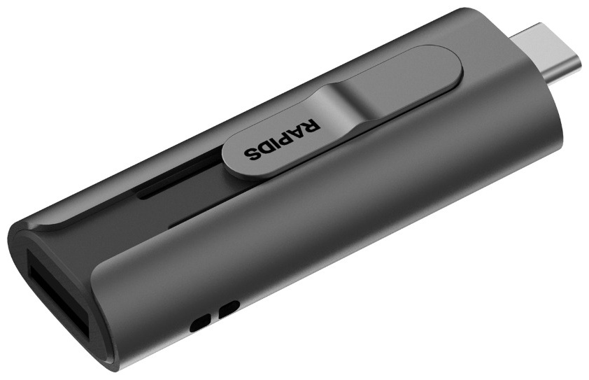 Внешний SSD HikSemi, HS-USB-S560 512G U3, 512GB, Type-A/Type-C, grey (HS-USB-S560 512G U3/G)