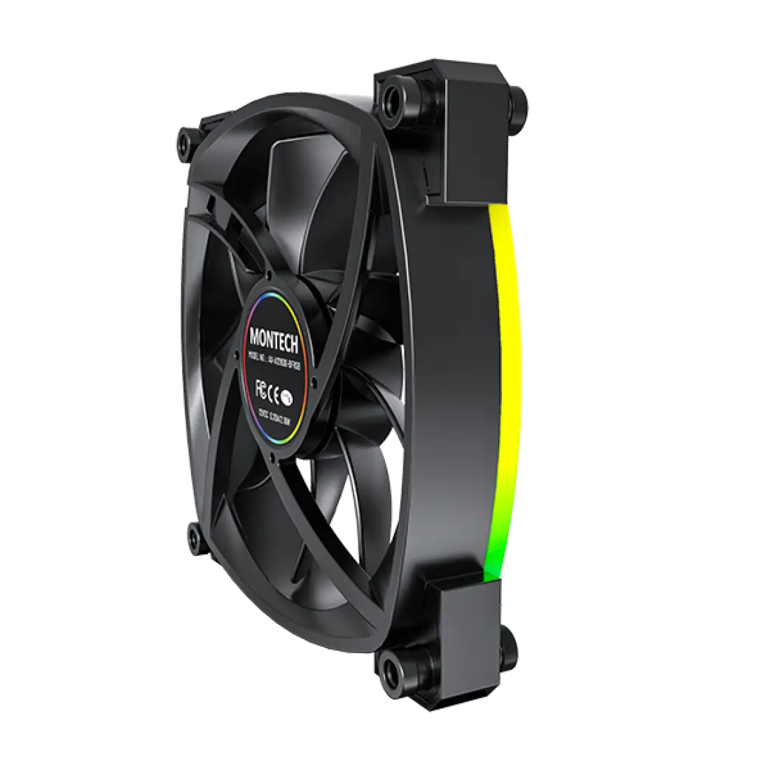 Вентилятор для корпуса Montech AX120 PWM, Черный (AX120 PWM (B))