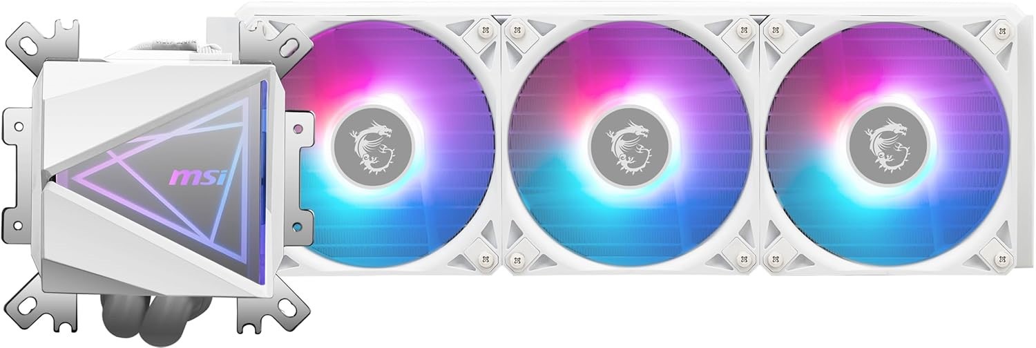 Водяное охлаждение для CPU MSI MAG CORELIQUID I360 WHITE (MAG CORELIQUID I360 WHITE)