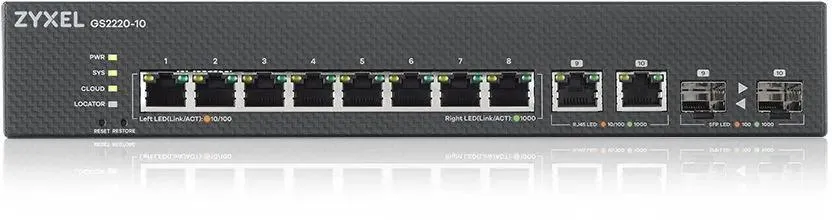 Коммутатор ZyXEL GS2220-10 (GS2220-10-EU0101F)