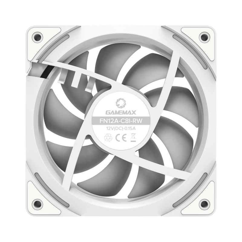 Вентилятор для корпуса GameMax FN12A-C8I-W (FN12A-C8I-W)