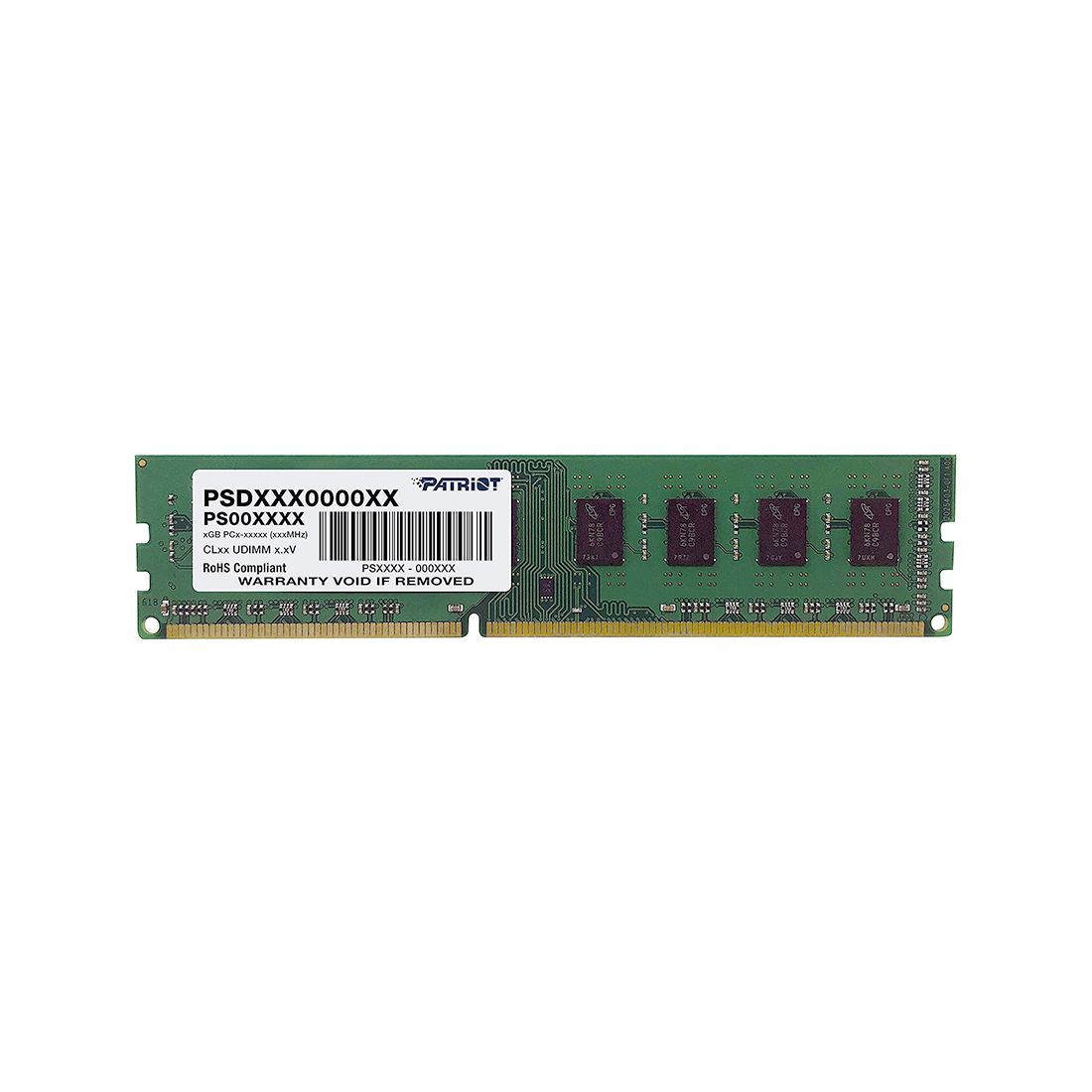 Оперативная память Patriot Signature PSD34G16002 DDR3 4GB (PSD34G16002)