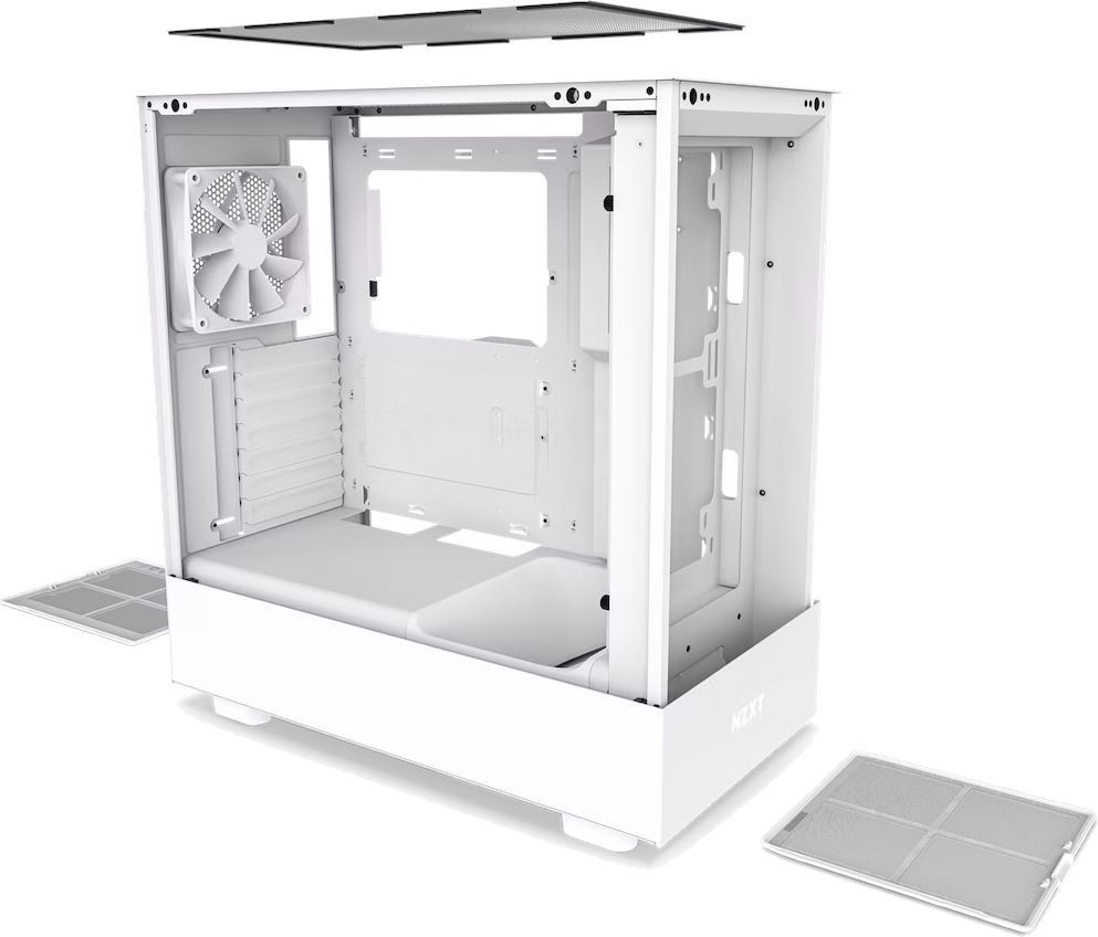 Компьютерный корпус NZXT H5 Flow White (CC-H51FW-01)