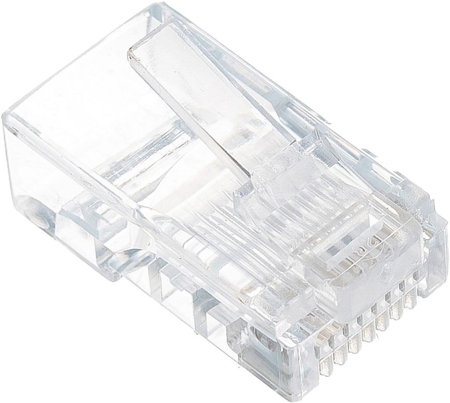 Коннектор RJ-45 Cablexpert LC-PTU-01/10, Cat.5, UTP, (в пакете 10 штук) (LC-PTU-01/10)