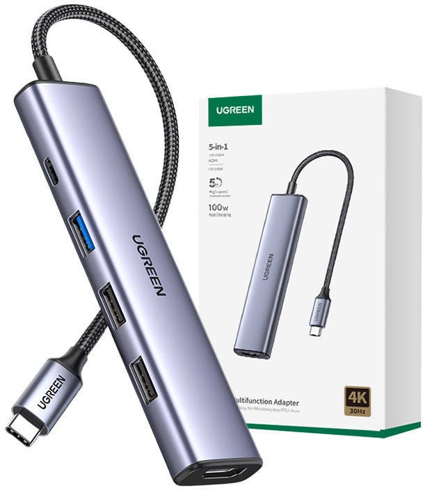 USB Хаб UGREEN USB-С на HDMI CM478 (15495)