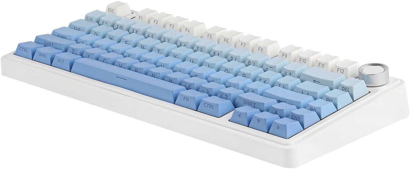 Клавиатура AULA F75 Blue-white-purple (F75 I/V BWP)