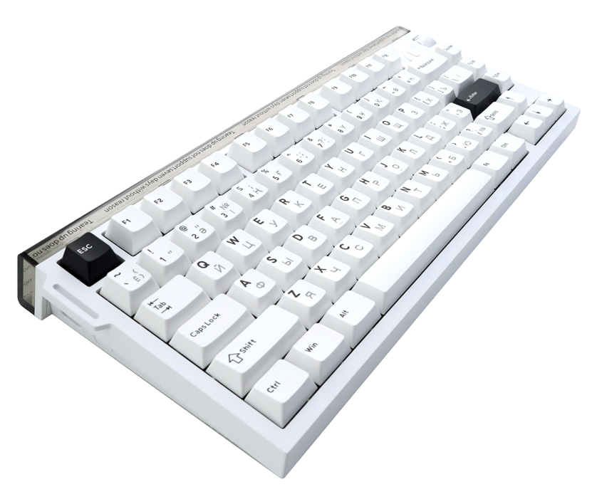 Клавиатура Attack Shark R85 HE, Magnetic Purple Mandrel - Starlight White (R85 HE Starlight White)