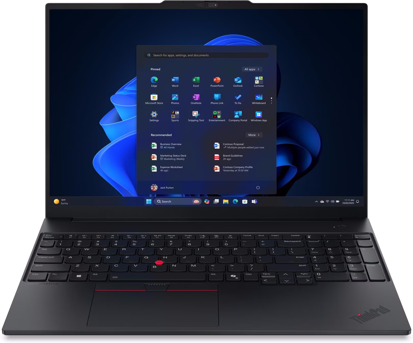 Ноутбук Lenovo ThinkPad E16 Gen 3 Intel, 16" (22AY005JFW)