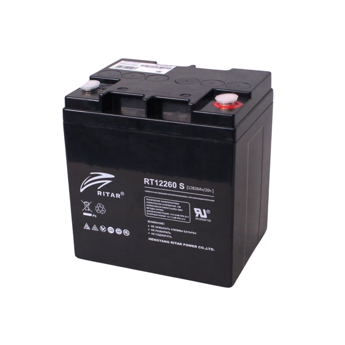  Аккумуляторная батарея Ritar RT12260 S 12В 26 Ач (RT12260 S)