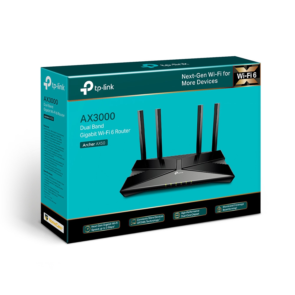 Маршрутизатор TP-Link Archer AX50(EU) (ARCHER AX50(EU) V1.0)