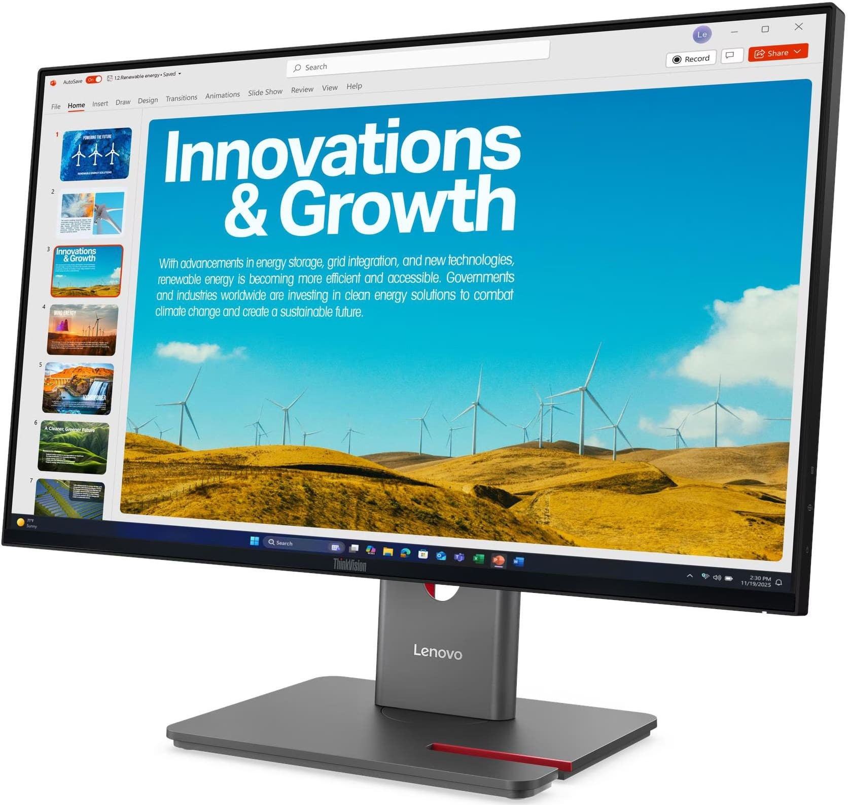 Монитор Lenovo ThinkVision P24QD-40 (64B1GAT1EU)