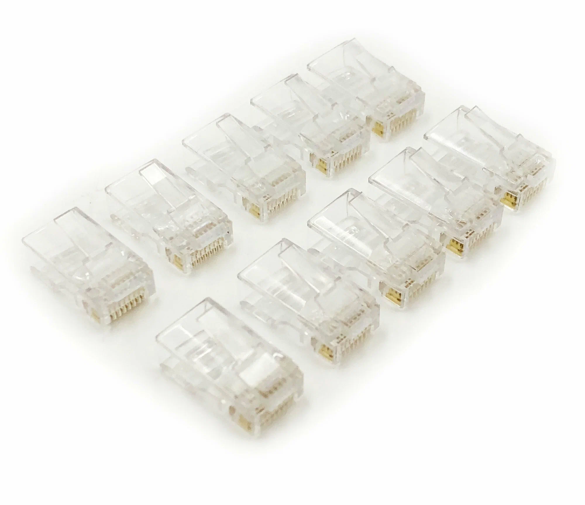 Коннектор RJ-45 Cablexpert LC-PTU-01/10, Cat.5, UTP, (в пакете 10 штук) (LC-PTU-01/10)