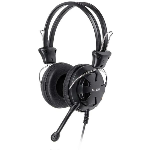 Наушники+микрофон A4tech HS-28 BLACK (HS-28 BLACK)