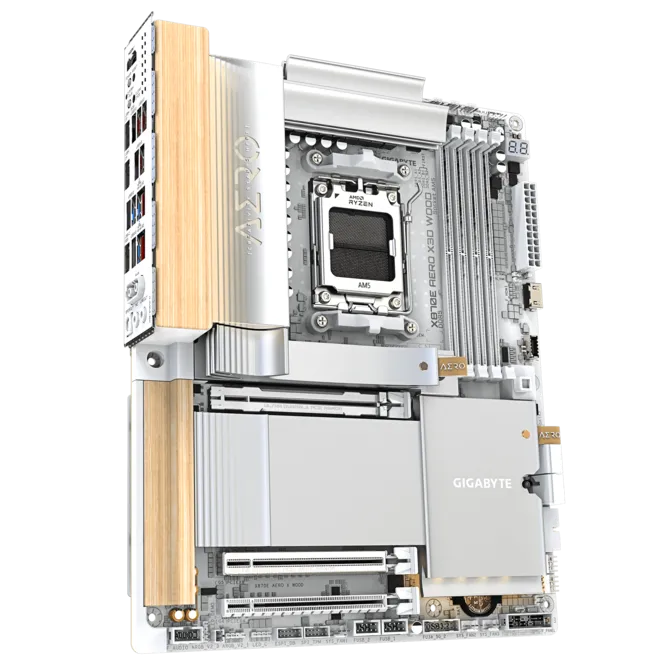 Материнская плата Gigabyte X870E Aero X3D Wood (X870E AERO X3D WOOD)