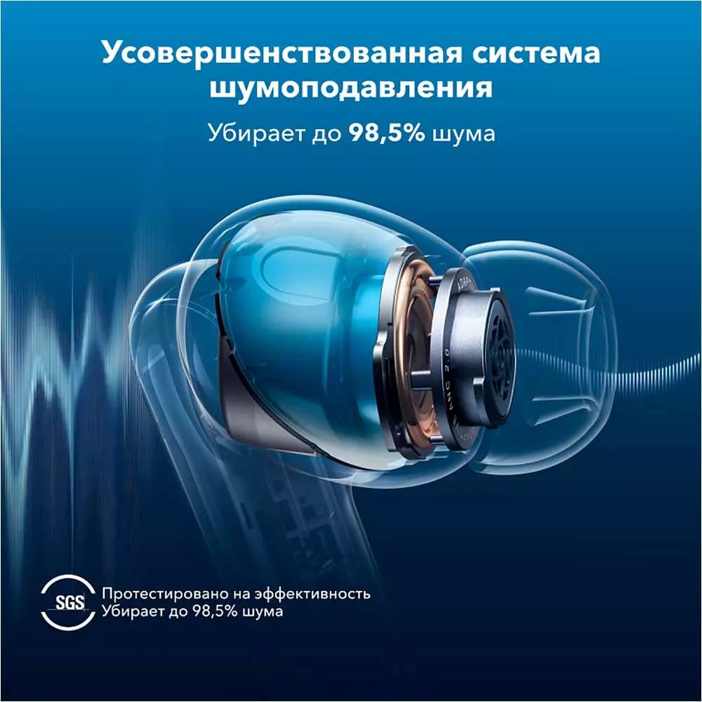 Наушники Soundcore Liberty 4 NC Light Blue (A3947-LBLU)
