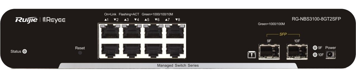 Коммутатор Ruijie Reyee RG-NBS3100-8GT2SFP (RG-NBS3100-8GT2SFP)