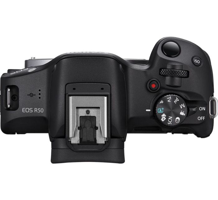 Цифровой фотоаппарат CANON EOS R50 + RF-S 18-45 mm IS STM + RF-S 55-210 mm IS STM Black (5811C034)