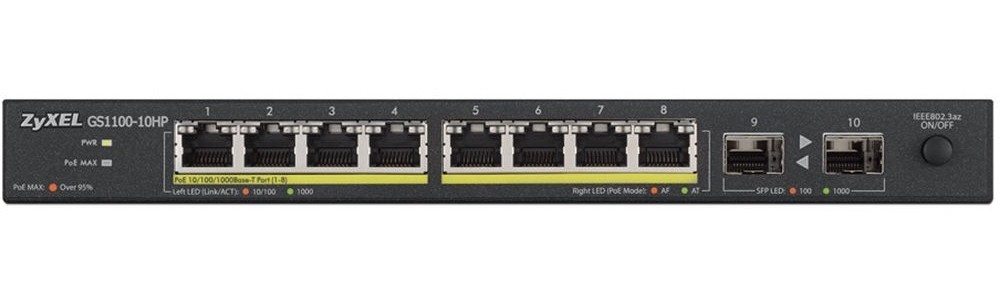 Коммутатор Zyxel GS1100-10HP (GS1100-10HP-EU0102F)